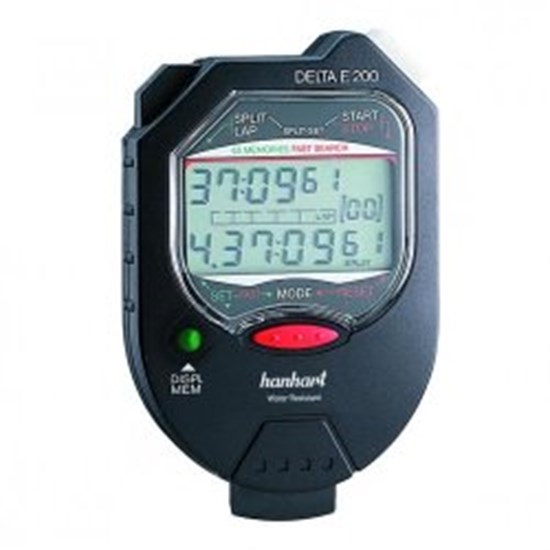 HAND STOPWATCHES,LCD-DISPLAY, BLACK     