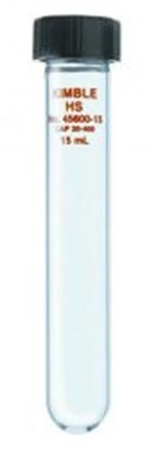 Slika High speed centrifuge tube, borosilicate glass, with screw cap