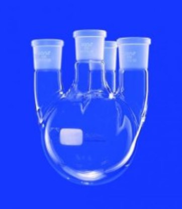 Slika Four-neck round-bottom flask, with parallel side necks, DURAN<sup>&reg;</sup>