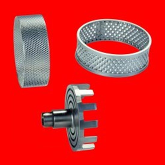 SIEVING RING,TRAPEZOIDAL HOLES, 0,20 MM 