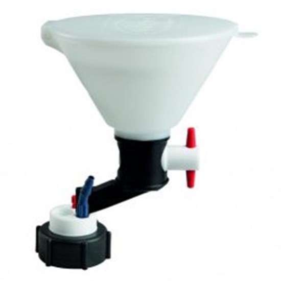 SafetyWasteCaps with safety funnel for liquid waste