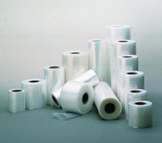 Plastic film, rolls