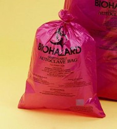 Slika Disposal bags, Biohazard, super strength, PP, 50 &micro;m