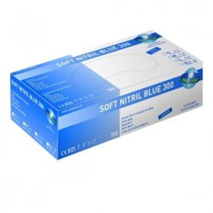 Slika Disposable Gloves Soft Nitril Blue 300, Nitrile