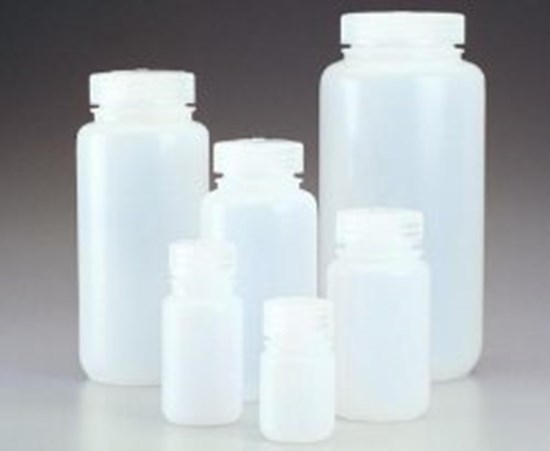 Wide mouth bottles Nalgene&trade;, LDPE, with screw cap, PP