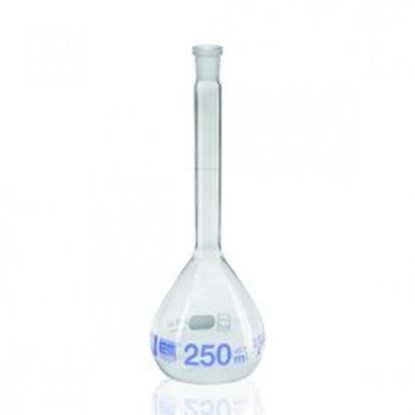 Slika -Measuring Flask, DURAN<sup>&reg;</sup>, Class A, Blue Graduation, without Stopper