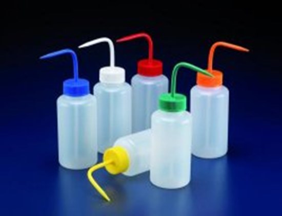 Wash bottles, wide-mouth, LDPE