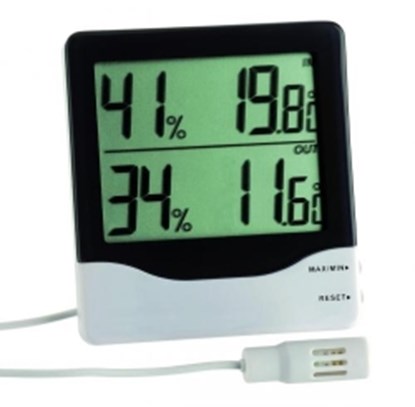 Slika Digital thermo-hygrometer for room and outdoor measurement