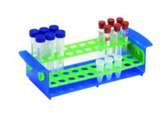 Test Tube Rack for 5 ml, 15 ml and 12 mm, 17 mm Tubes