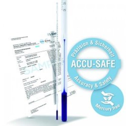 Slika Precision thermometer ACCU-SAFE, similar ASTM, calibratable, stem type