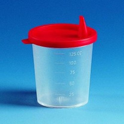 Slika Multi-purpose beakers, PP, with press-on cap, PE