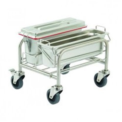 Slika Cleaning trolleys Clino<sup>&reg;</sup> CR mini EM-GMP1, stainless steel
